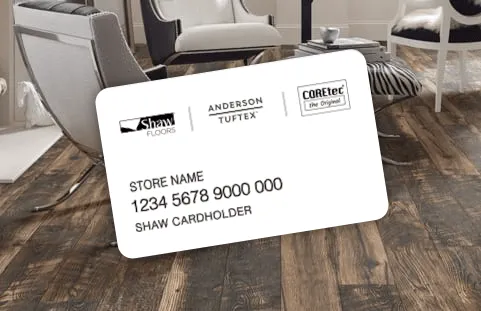 Financing card | Lake Forest Flooring